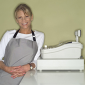 Woman at cash register